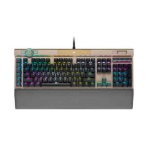 کیبورد گیمینگ کورسیر K100 RGB Optical-Mechanical-Midnight Gold