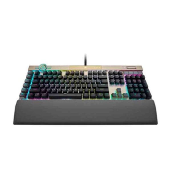 کیبورد گیمینگ کورسیر K100 RGB Optical-Mechanical-Midnight Gold