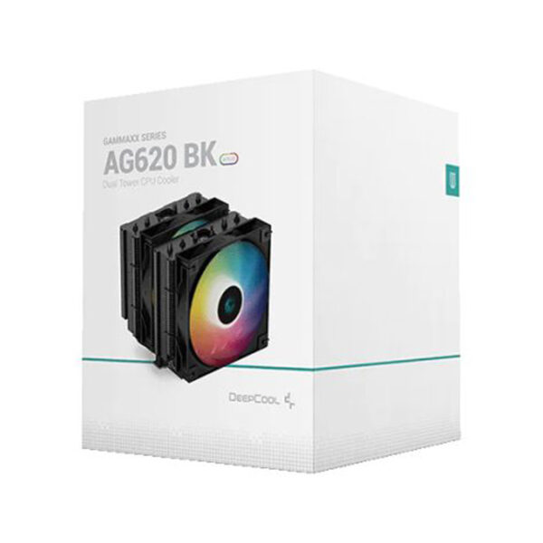 خنک کننده بادی دیپ کول مدل AG620 DIGITAL BK ARGB