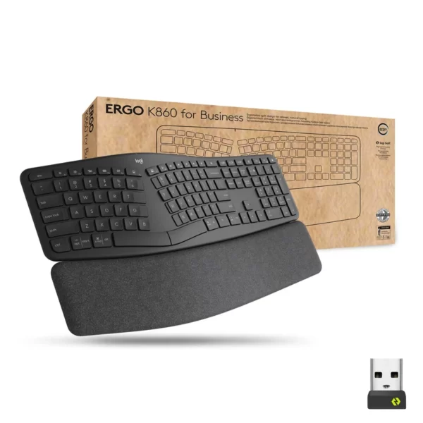 کیبورد بی سیم ارگونومیک لاجیتک ERGO K860