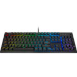 کیبورد مخصوص بازی کورسیر مدل K60 RGB Pro Low Profile Mechanical