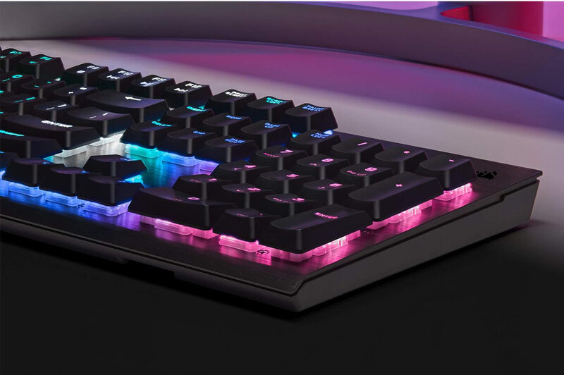 کیبورد مخصوص بازی کورسیر مدل K60 RGB Pro Low Profile Mechanical