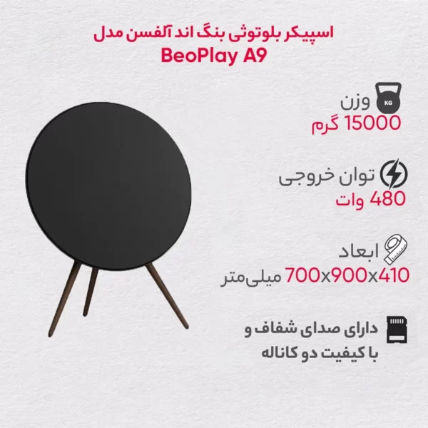 اسپیکر بنگ اند آلفسن مدل BEOPLAY A9