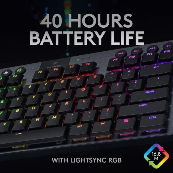 کیبورد بیسیم گیمینگ لاجیتک G915 TKL