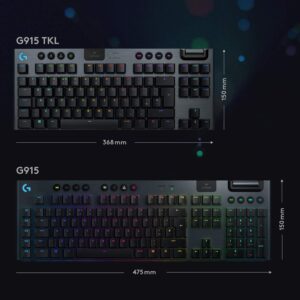 کیبورد بیسیم گیمینگ لاجیتک G915 TKL