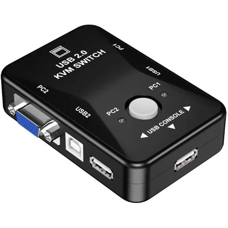 هاب سوئیچ 2 پورت VGA KVM رویال